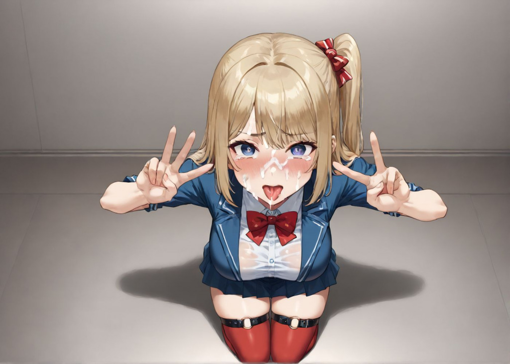 【クリーブランド】ダブルピース口内射精