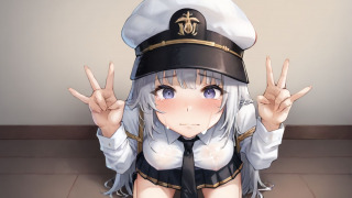【エンタープライズ】ダブルピース口内射精
