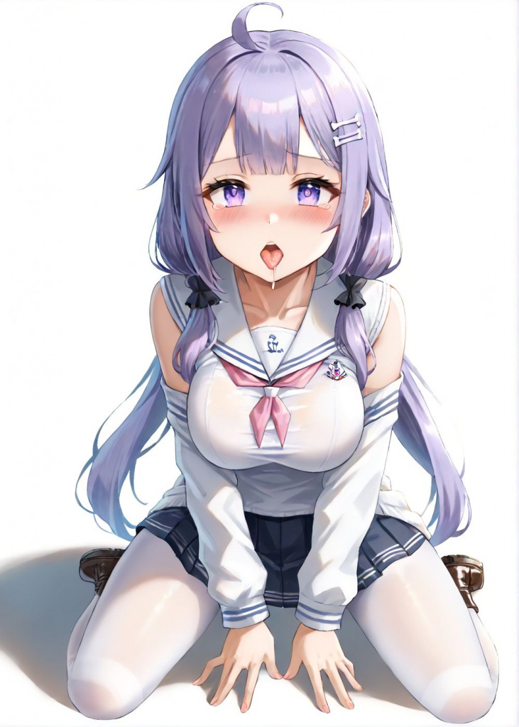 【ユニコーン】ダブルピース口内射精